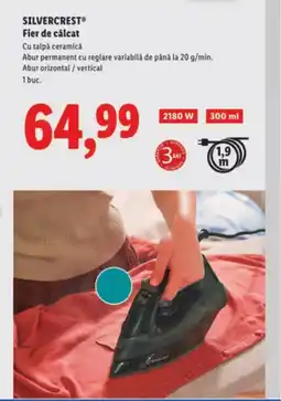 Lidl SILVERCREST® Fier de călcat Ofertă