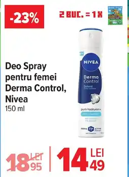 Carrefour Market Deo Spray pentru femei Derma Control, Nivea Ofertă