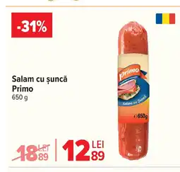 Carrefour Market Salam cu șuncă Primo Ofertă
