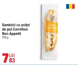 Carrefour Market Sandvici cu șnițel de pui Carrefour Bon Appetit Ofertă