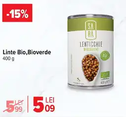 Carrefour Market Linte Bio, Bioverde Ofertă