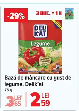 Carrefour Market Bază de mâncare cu gust de legume, Delik'at Ofertă