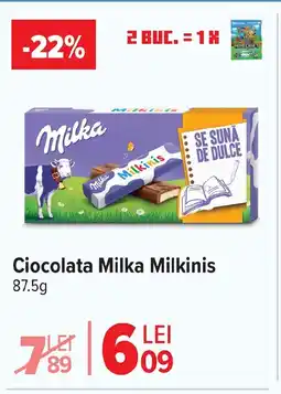 Carrefour Market Ciocolata Milka Milkinis Ofertă