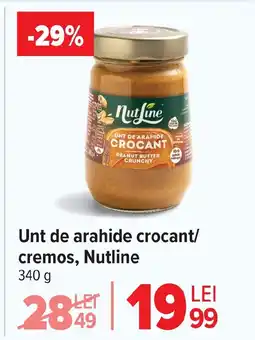 Carrefour Market Unt de arahide crocant/ cremos, Nutline Ofertă