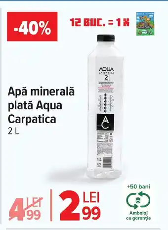 Carrefour Market Apă minerală platǎ Aqua Carpatica Ofertă