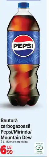 Carrefour Market Bauturăǎ carbogazoasă Pepsi/Mirinda/ Mountain Dew Ofertă