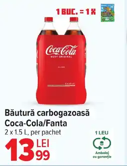 Carrefour Market Băutură carbogazoasă Coca-Cola/Fanta Ofertă