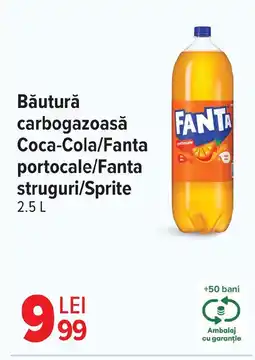 Carrefour Market Băutură carbogazoasă Coca-Cola/Fanta portocale/Fanta struguri/Sprite Ofertă