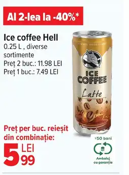 Carrefour Market Ice coffee Hell Ofertă