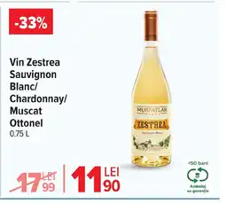 Carrefour Market Vin Zestrea Sauvignon Blanc/ Chardonnay/ Muscat Ottonel Ofertă