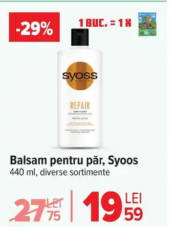 Carrefour Market Balsam pentru păr, Syoss Ofertă