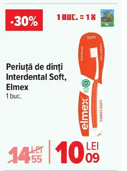 Carrefour Market Periuţă de dinți Interdental Soft, Elmex Ofertă
