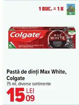 Carrefour Market Pastă de dinți Max White, Colgate Ofertă