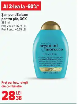 Carrefour Market Şampon /Balsam pentru păr, OGX Ofertă