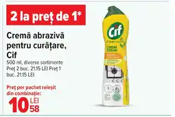 Carrefour Market Cremă abrazivă pentru curățare, Cif Ofertă