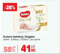 Carrefour Market Scutece bebeluşi, Huggies Ofertă
