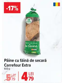 Carrefour Market Pâine cu făină de secarǎ Carrefour Extra Ofertă