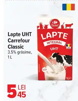 Carrefour Market Lapte UHT Carrefour Classic Ofertă