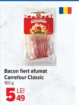 Carrefour Market Bacon fiert afumat Carrefour Classic Ofertă