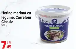 Carrefour Market Hering marinat cu legume, Carrefour Classic Ofertă
