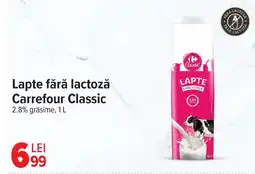 Carrefour Market Lapte fără lactoză Carrefour Classic Ofertă