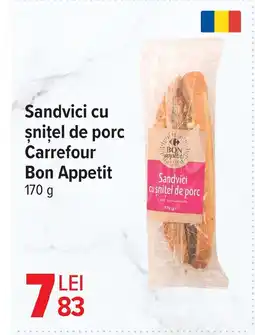 Carrefour Market Sandvici cu şniţel de porc Carrefour Bon Appetit Ofertă