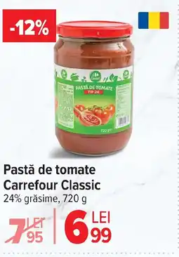 Carrefour Market Pastă de tomate Carrefour Classic Ofertă