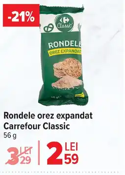 Carrefour Market Rondele orez expandat Carrefour Classic Ofertă