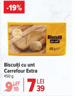 Carrefour Market Biscuiti cu unt Carrefour Extra Ofertă