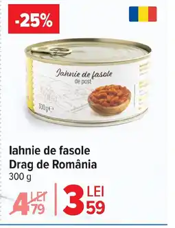 Carrefour Market lahnie de fasole Drag de România Ofertă