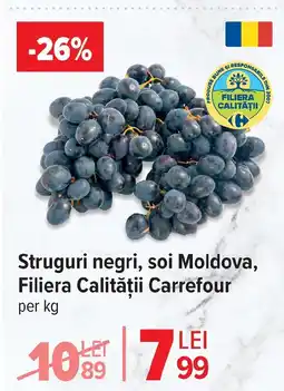 Carrefour Market Struguri negri, soi Moldova, Filiera Calității Carrefour Ofertă
