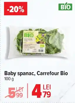 Carrefour Market Baby spanac, Carrefour Bio Ofertă