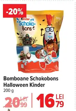 Carrefour Market Bomboane Schokobons Halloween Kinder Ofertă