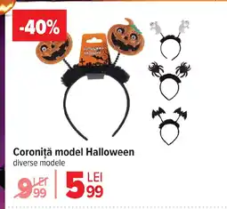 Carrefour Market Coroniță model Halloween Ofertă