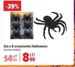Carrefour Market Set x 6 ornamente Halloween Ofertă
