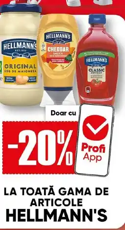 PROFI La toată gama de articole HELLMANN'S Ofertă