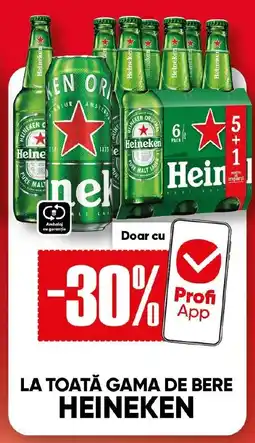 PROFI La toată gama de bere heineken Ofertă