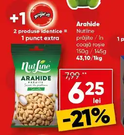 PROFI Arahide Nutline prăjite / în coajă roşie Ofertă