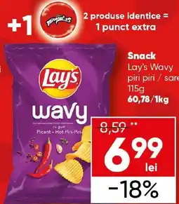 PROFI Snack Lay's Wavy piri piri / sare Ofertă