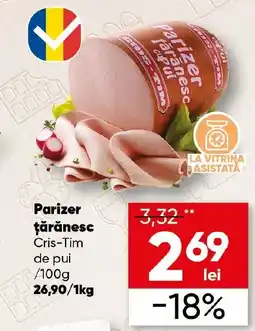 PROFI Parizer ţărănesc Cris-Tim de pui Ofertă