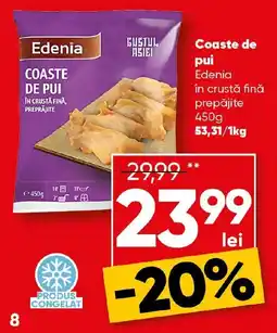 PROFI Coaste de pui Edenia în crustă fină prepǎjite Ofertă