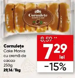 PROFI Cornuleţe Cake Mania cu cremă de cacao Ofertă