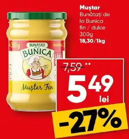 PROFI Mustar Bunătați de la Bunica fin / dulce Ofertă