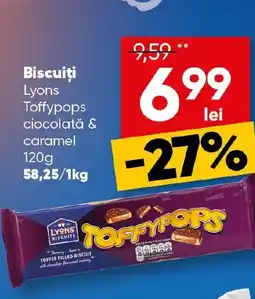 PROFI Biscuiţi Lyons Toffypops ciocolată & caramel Ofertă