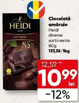 PROFI Ciocolată amăruie Heidi Ofertă