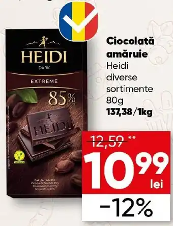 PROFI Ciocolată amăruie Heidi Ofertă