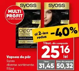 PROFI Vopsea de păr Syoss Ofertă