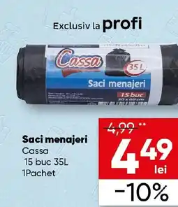 PROFI Saci menajeri Cassa Ofertă