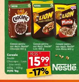 PROFI Cereale Nestlé Chocapic/Lion / Lion minis Ofertă