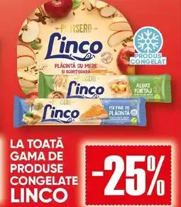 PROFI La toată gama de produse congelate LINCO Ofertă